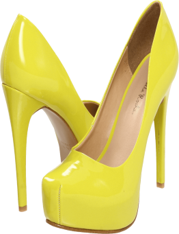 yellow-women-shoe